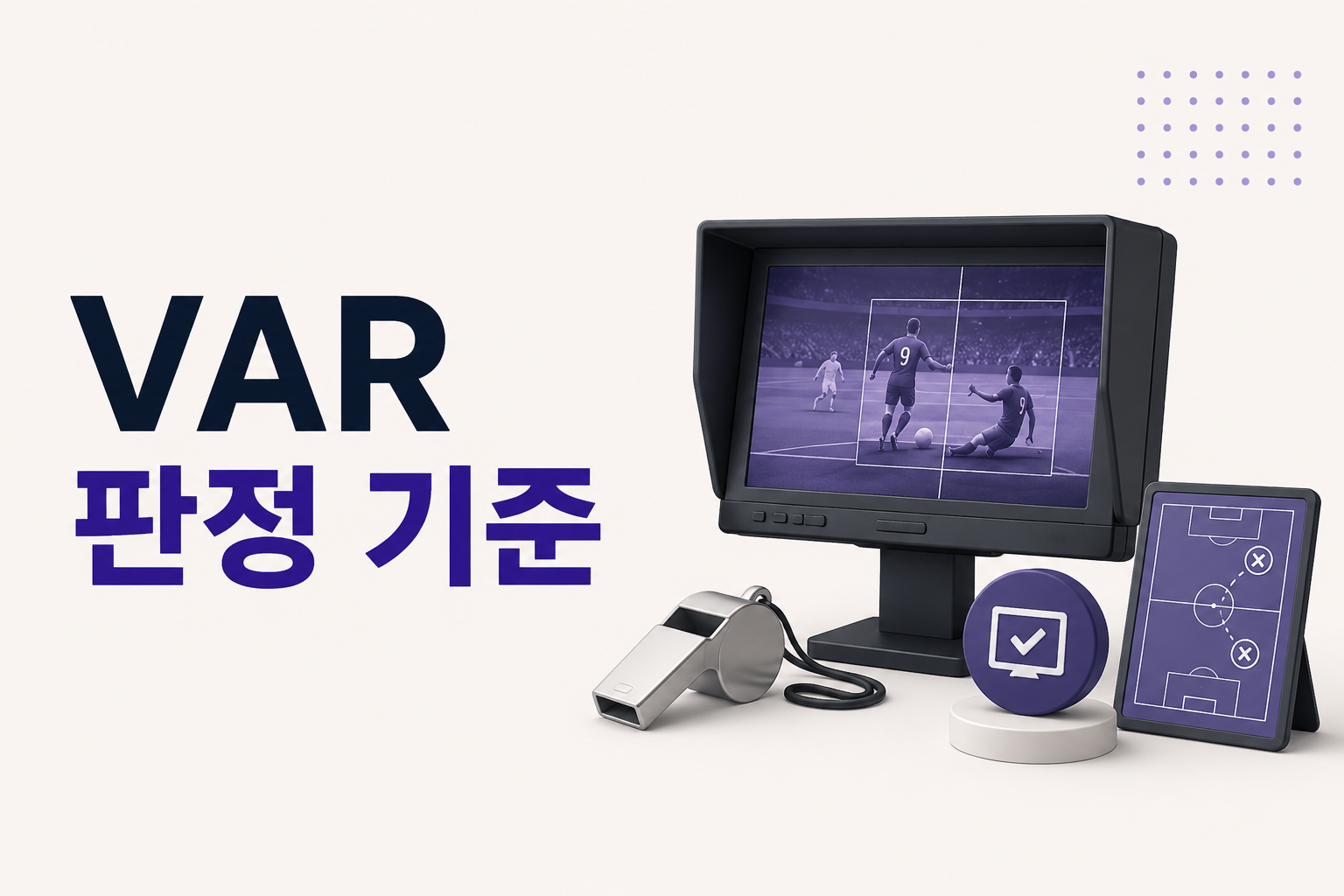 VAR 판정 기준, 어떤 상황에서 비디오 판독을 할까?